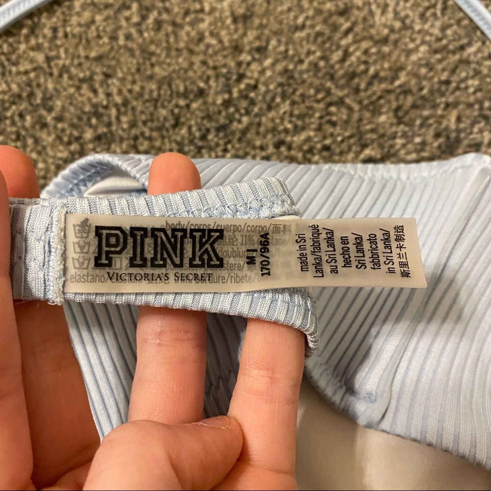 PINK Baby Blue Bikini Top - Picture 5 of 5